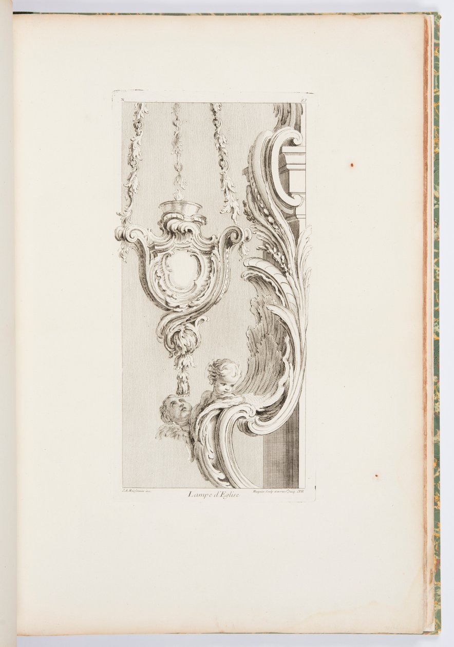 Kilise Lambası, plaka 83, Oeuvres de Juste-Aurèle Meissonnier