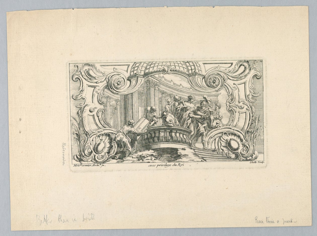 Figürlü Süsleme by Juste Aurèle Meissonnier