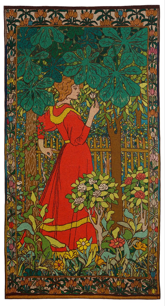 Kırmızı bayan by József Rippl Rónai