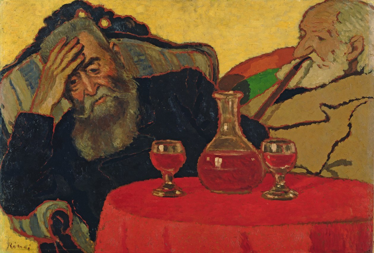 Babam Piacsek Amca ile Kırmızı Şarap İçiyor, 1907 by József Rippl Rónai