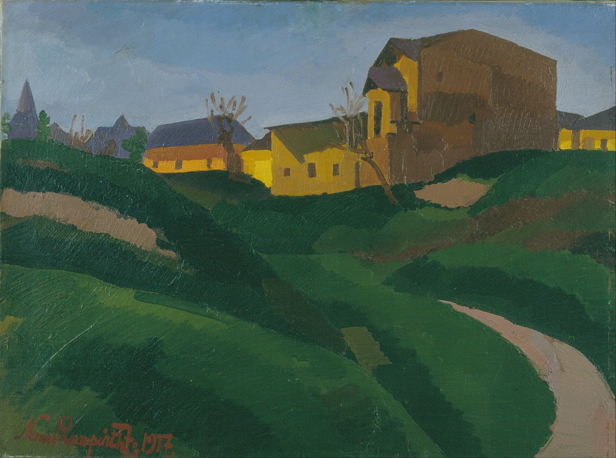Gellért Tepesi Yamaçlarında by József Nemes Lampérth