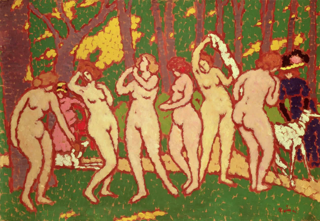 Parkta Çıplaklar, 1910 by József Rippl Rónai