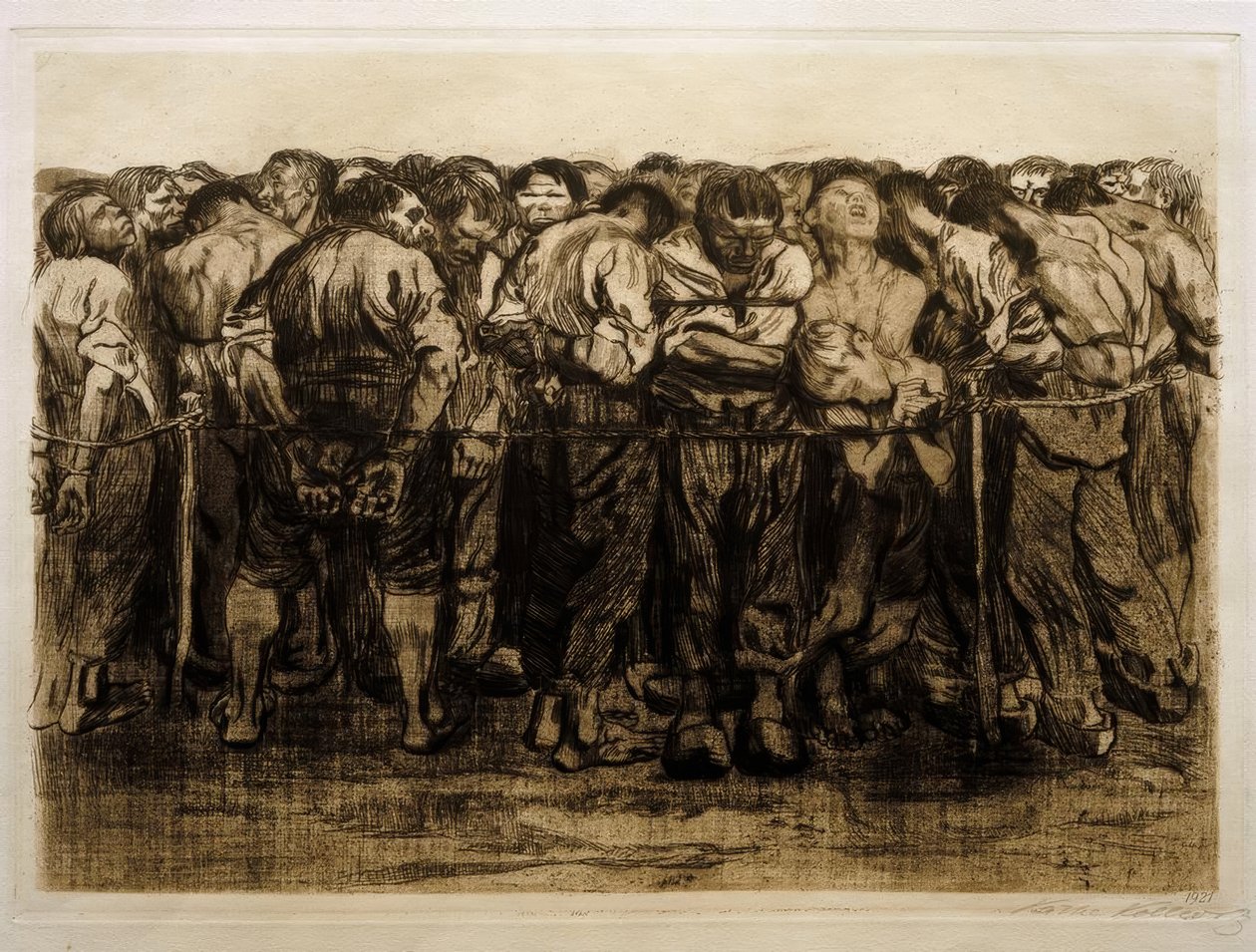 K. Kollwitz, Mahkumlar by Käthe Kollwitz