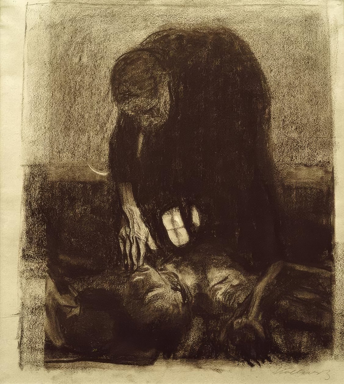 K. Kollwitz, savaş alanı by Käthe Kollwitz