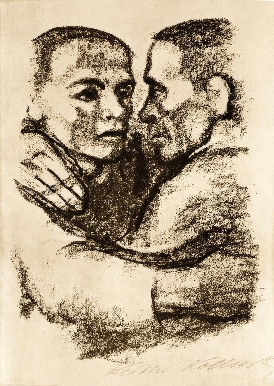 kardeşlik by Käthe Kollwitz