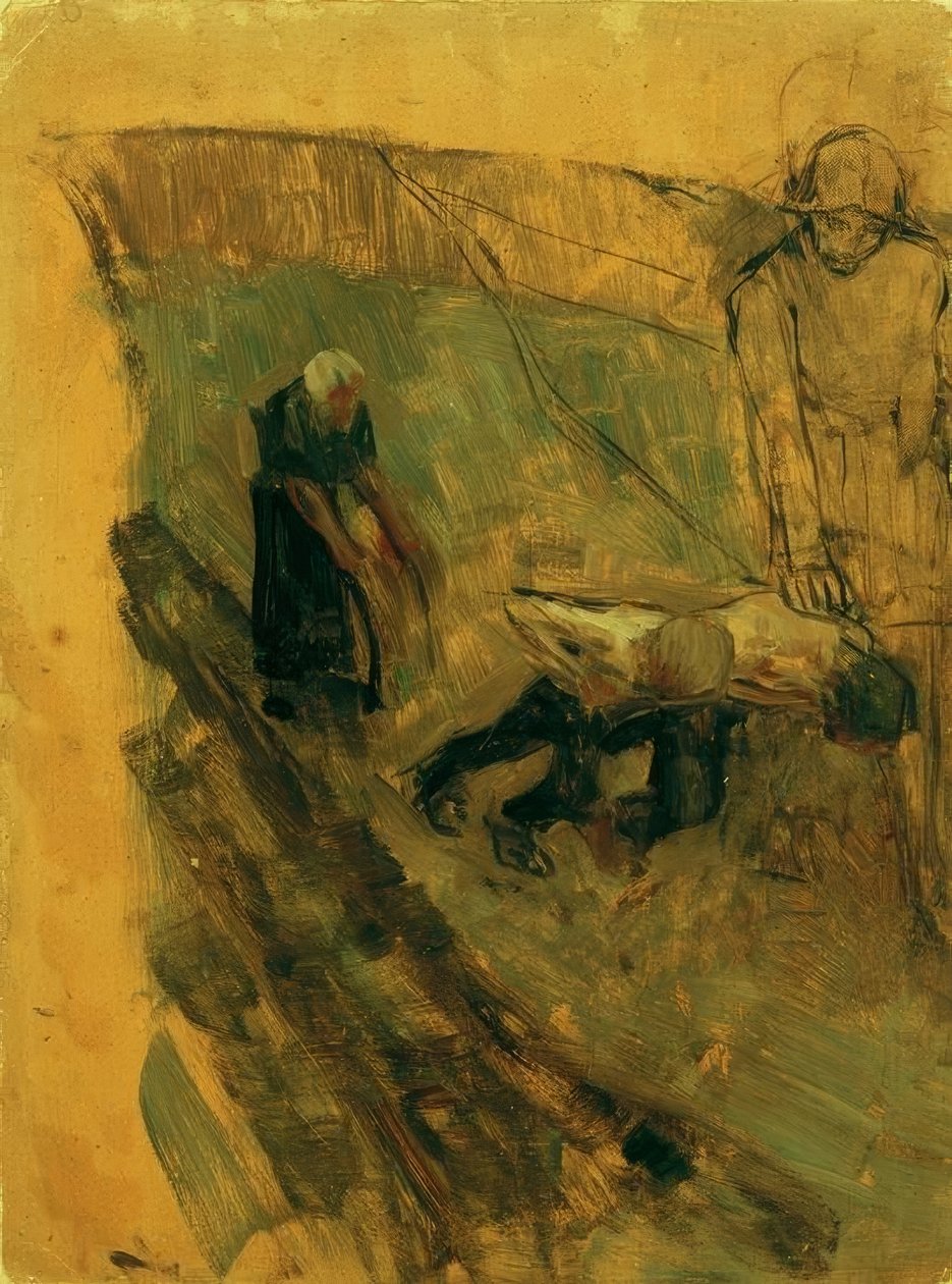 K. Kollwitz, Pullukçılar by Käthe Kollwitz
