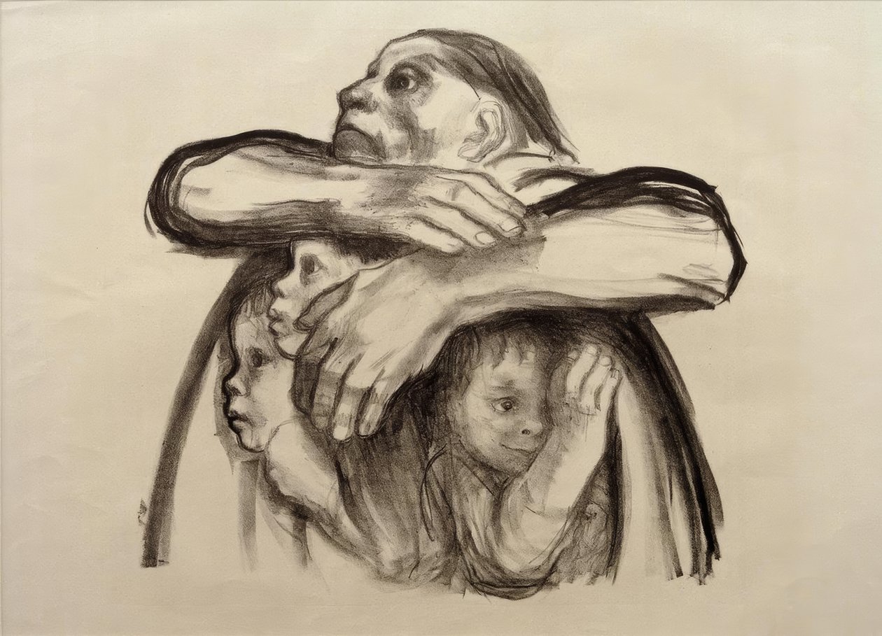 K. Kollwitz, tohumlar öğütülmemeli by Käthe Kollwitz