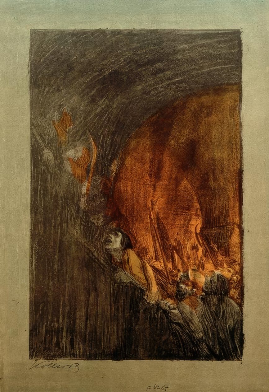 Käthe Kollwitz, silah kasası by Käthe Kollwitz