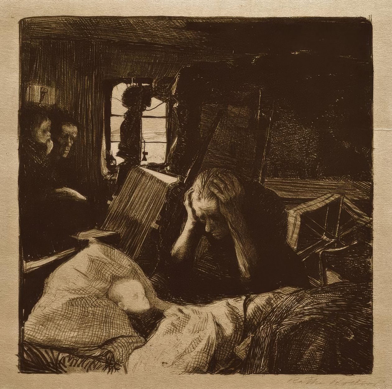 Olumsuz by Käthe Kollwitz