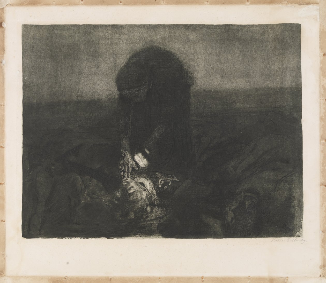 savaş alanı by Käthe Kollwitz