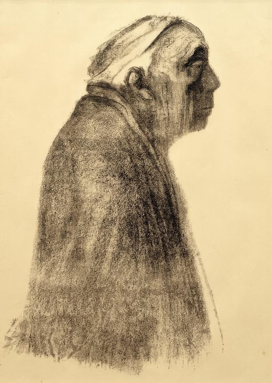 Sağdaki profilde kendi portreniz by Käthe Kollwitz