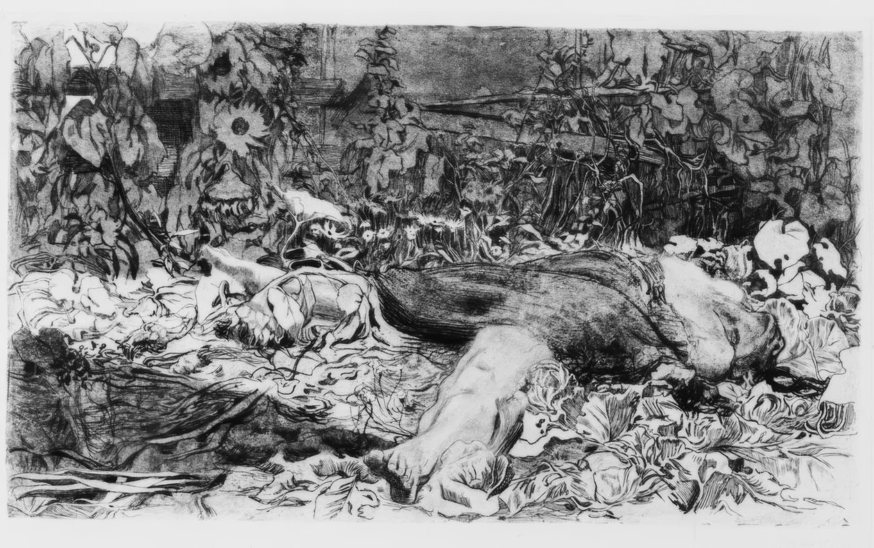 tecavüze uğradı by Käthe Kollwitz