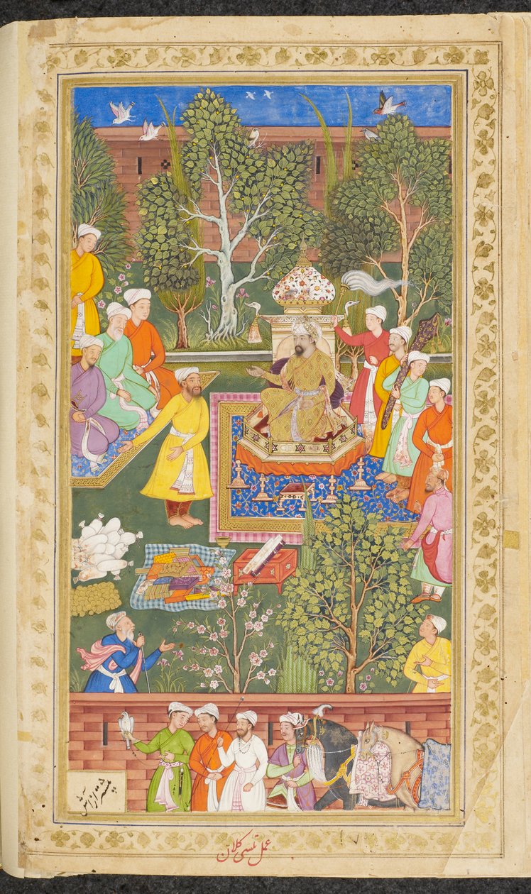 Veya. 3714 Cilt 4 fol.491v Babür