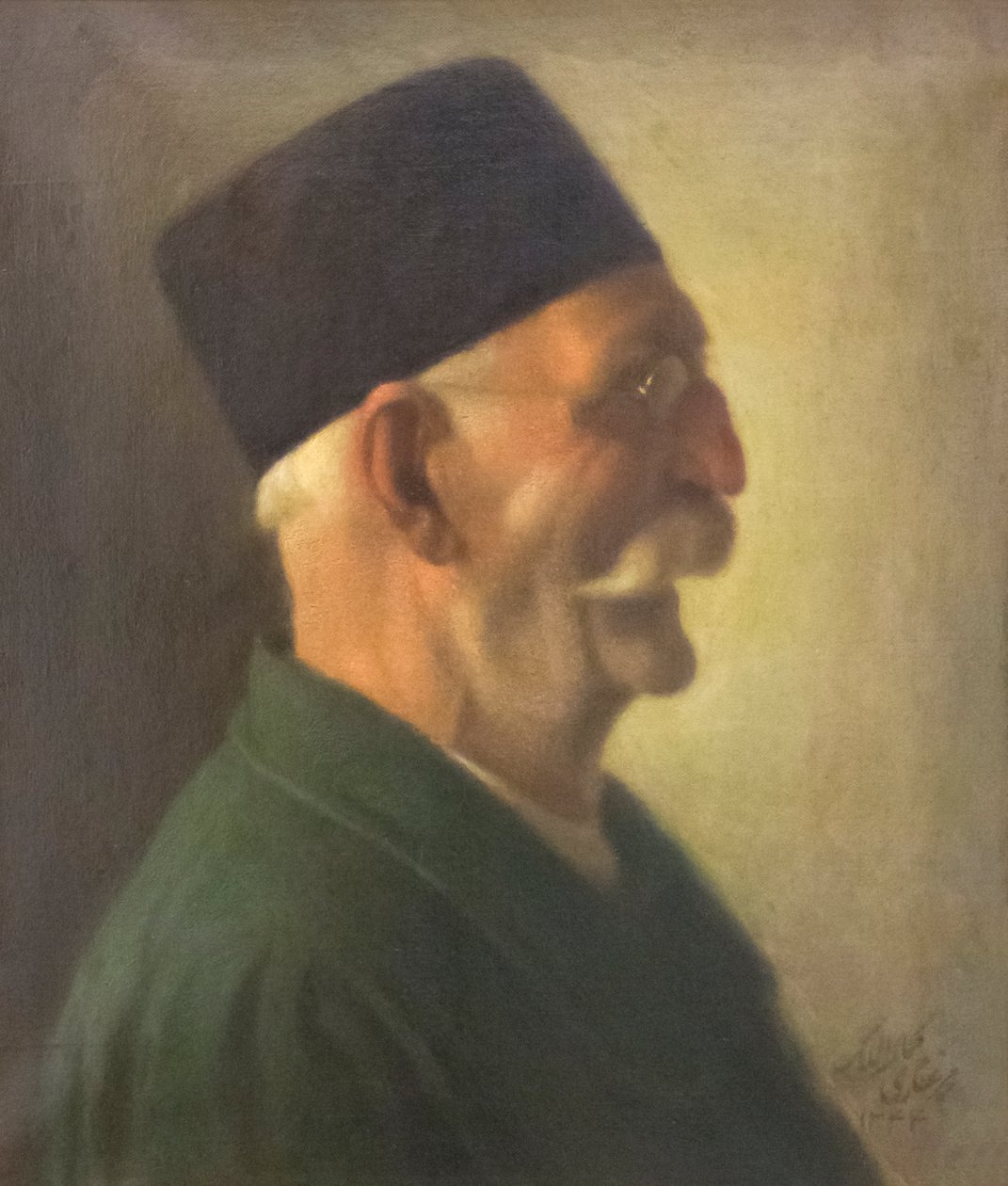 Otoportre, Kamal-ol-Molk, tuval üzerine yağlıboya, güzel sanatlar müzesi, Sa'd Abad müze kompleksi, Tahran, İran by Kamal Al Molk