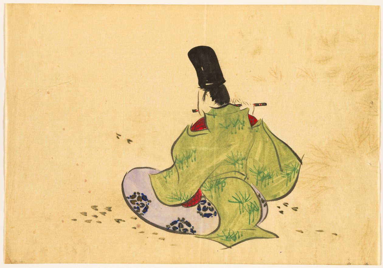 Yüz Dünyanın Çiçekleri (Momoyogusa): Geç Bahar (Boshun) by Kamisaka Sekka