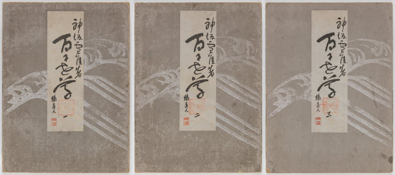Yüz Dünyanın Çiçekleri (Momoyogusa), cilt. 1-3 by Kamisaka Sekka