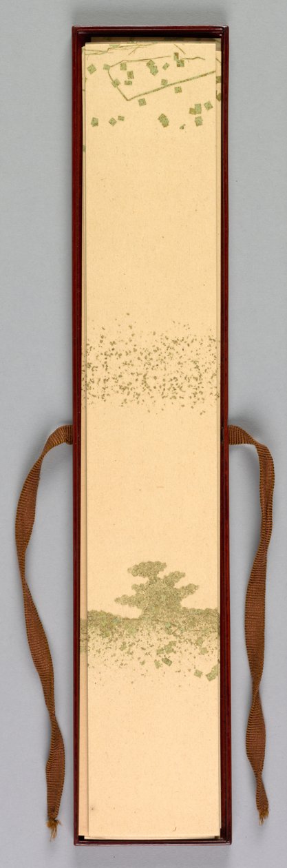Şiir Kartı Kutusu, 1868-1912. by Kamisaka Sekka