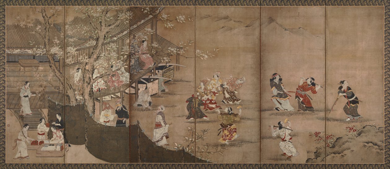 Kiraz Çiçeklerinin Altında Eğlence by Kano Naganobu