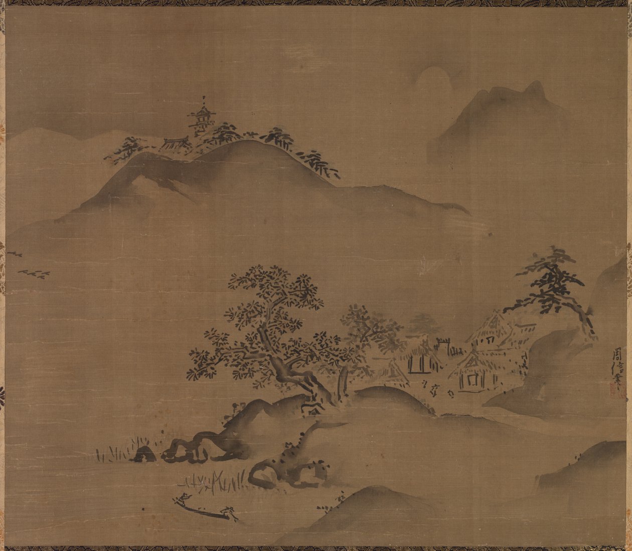 Çin Manzarası by Kano Chikanobu