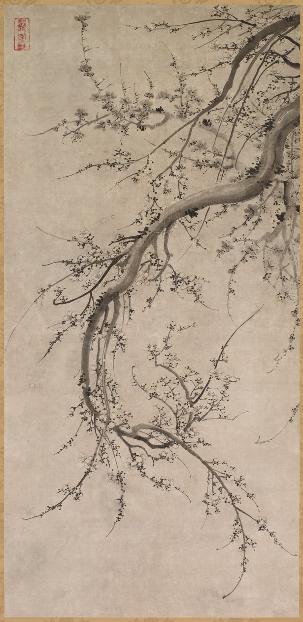 Prunus, 17. yüzyıl. by Kano Ein