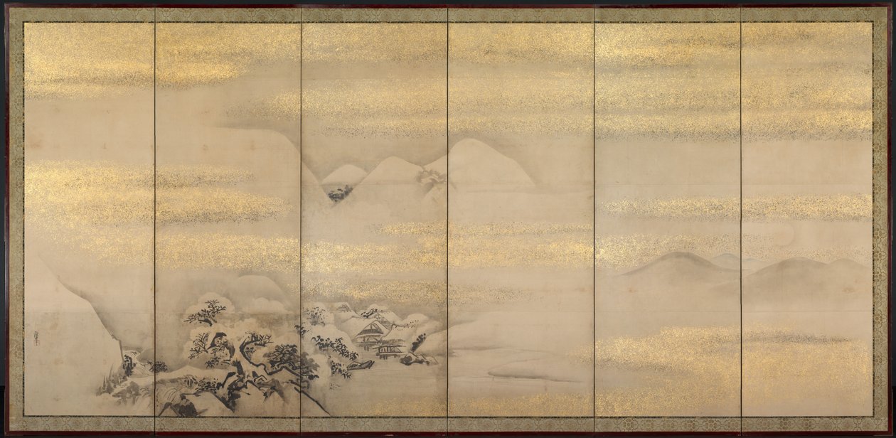 Yaz ve Kış Manzaraları bir çift, 1600