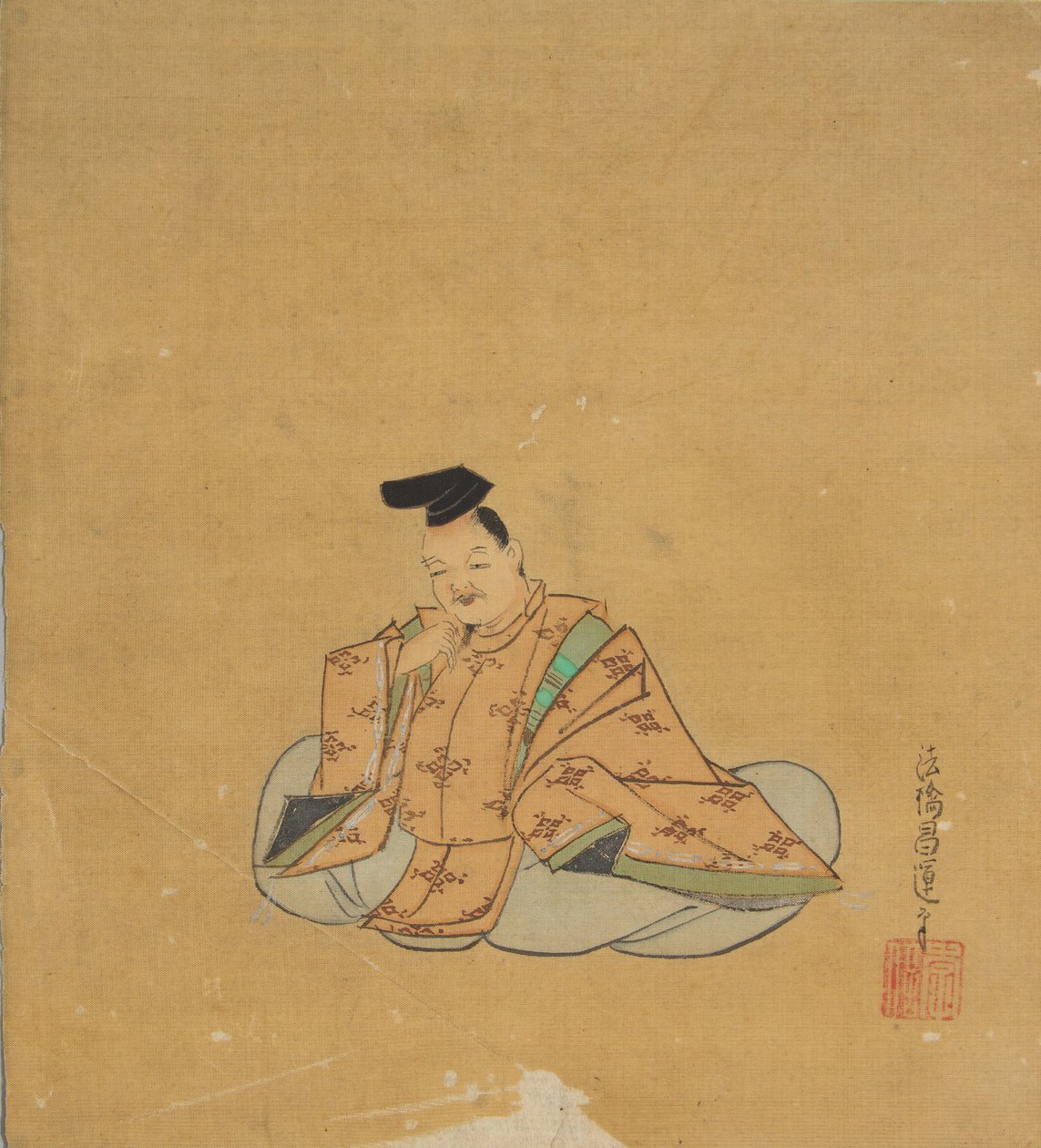Ölümsüz Şair, 17. yüzyıl. by Kano Shoun