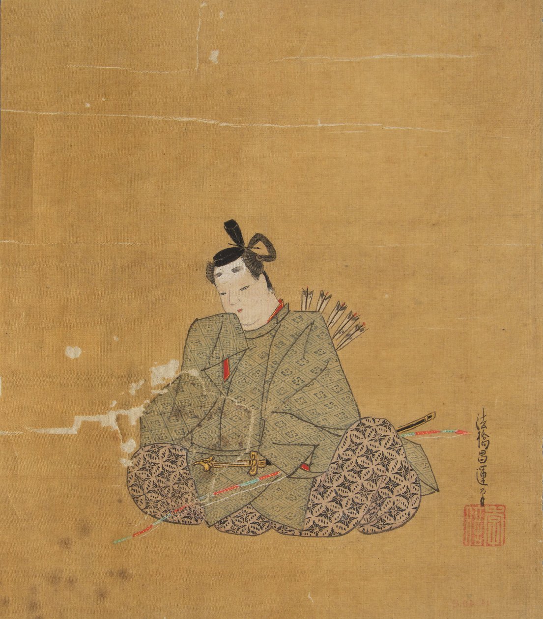 Ölümsüz Şair, 17. yüzyıl. by Kano Shoun