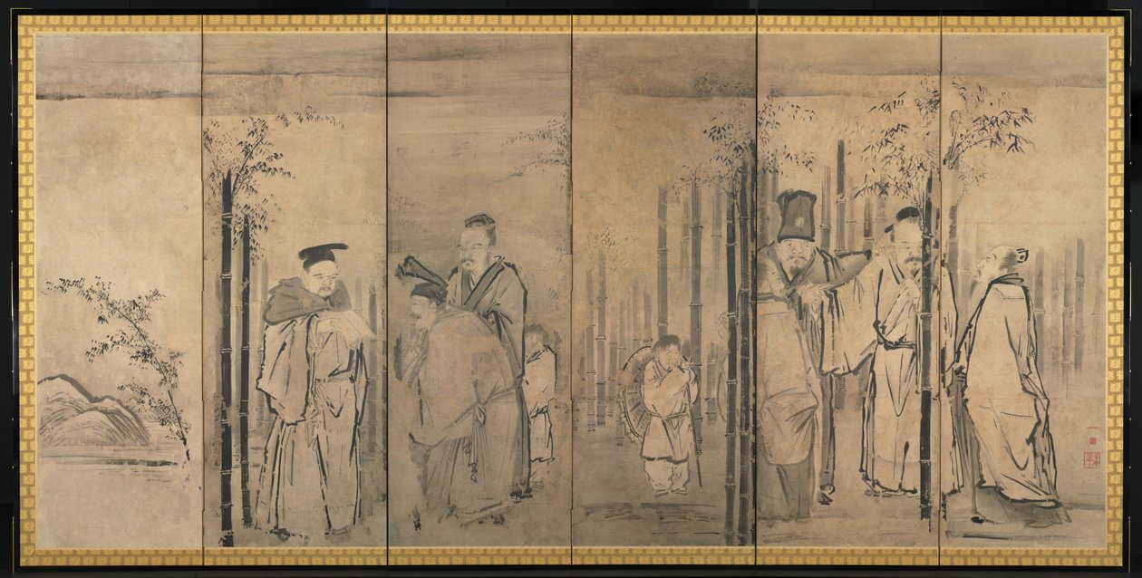 Bambu Korusunun Yedi Bilgesi, Shang Dağı