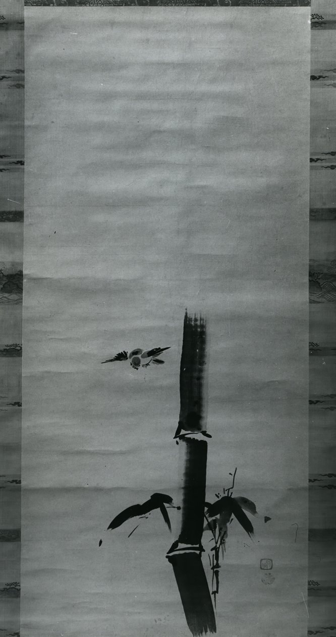 Serçe ve Bambu, 17. yüzyıl. by Kanō Tan’yū