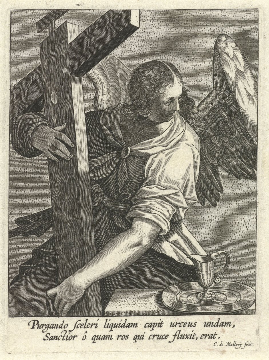 Haçlı ve Lavabolu Melek by Karel van Mallery