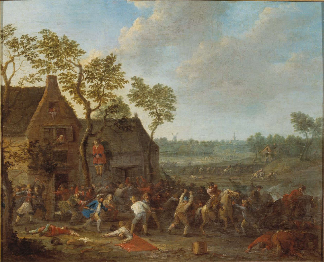 Çiftlik Soygunu, c. 1710. by Karel Breydel