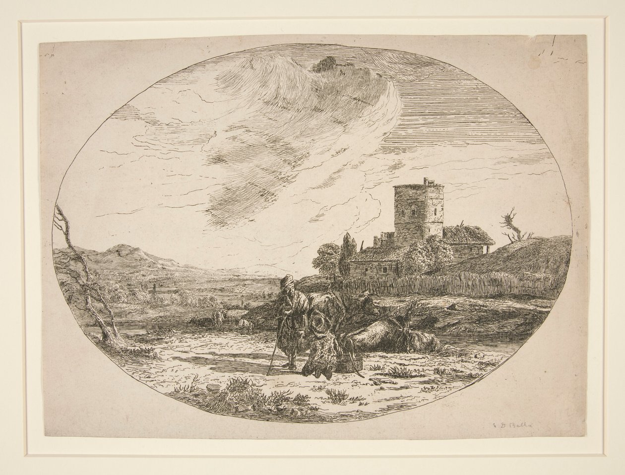 pastoral manzara by Karel Dujardin