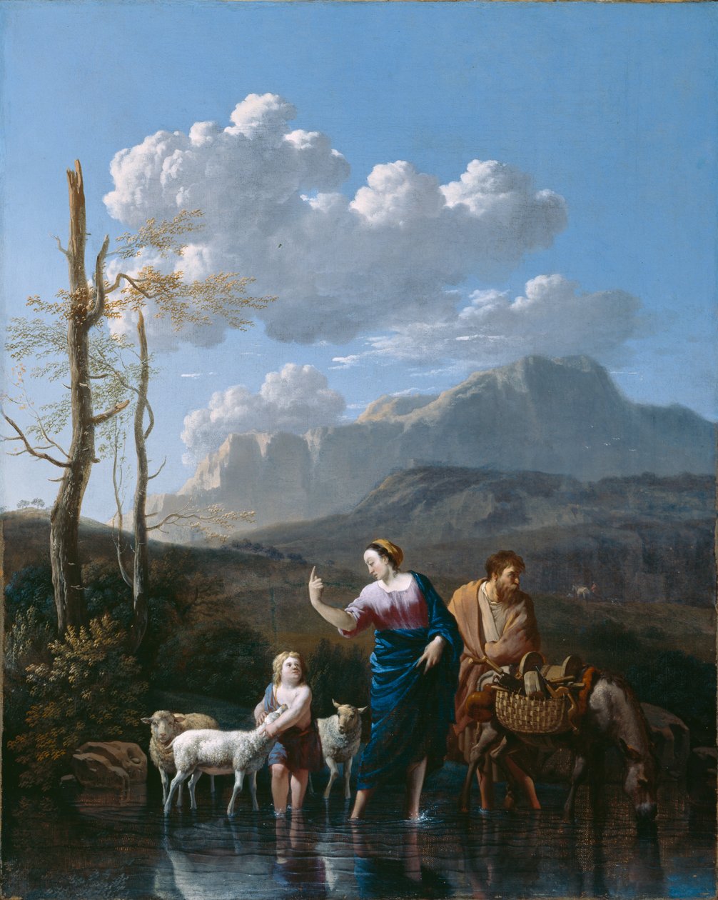 Kutsal Ailenin Mısır'dan Dönüşü by Karel Dujardin