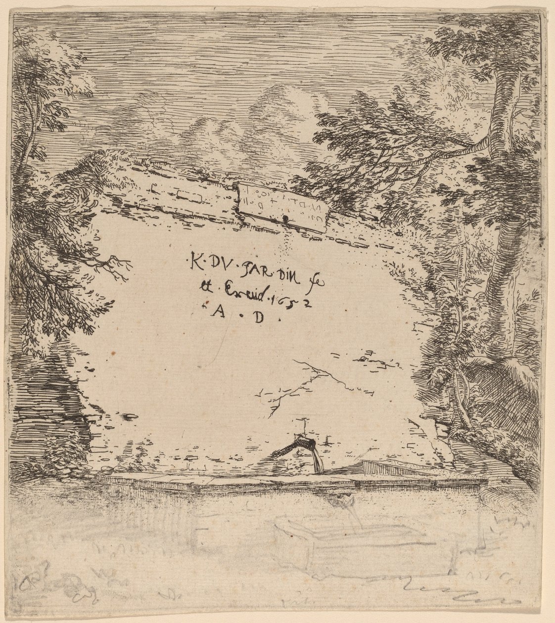 Çeşmeli Başlık Sayfası by Karel Dujardin