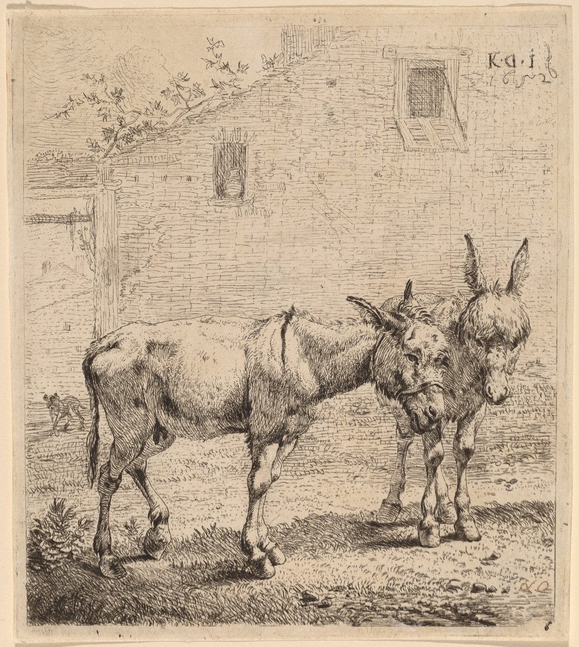 iki eşek by Karel Dujardin