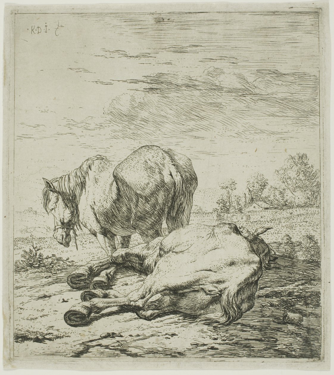 İki at by Karel Dujardin