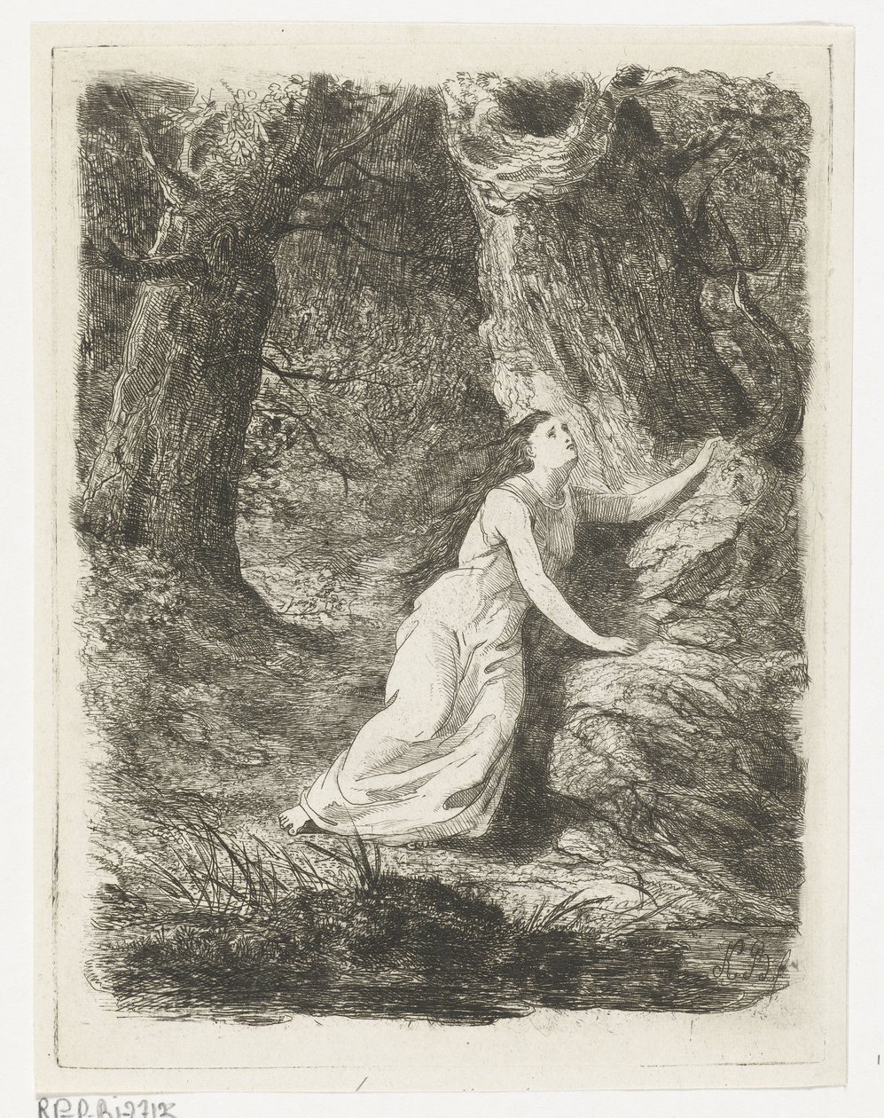 Olwene ormanda dolaşıyor Aeddon (dizi adı) by Karel Frederik Bombled