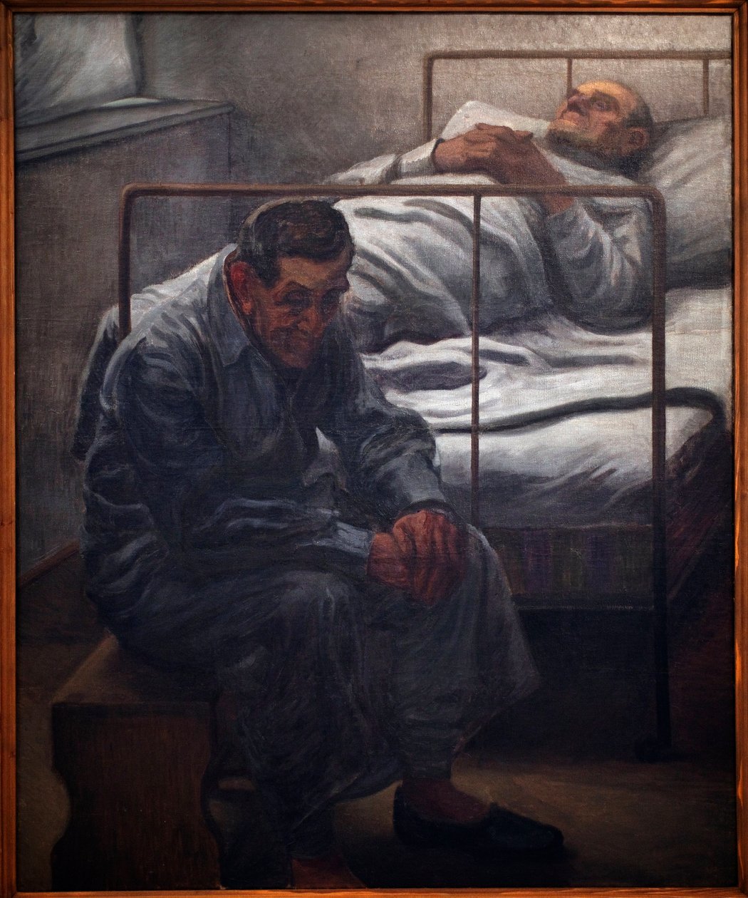 Hastane. Resim Karel Myslbek (1874-1915), Tuval Üzerine Yağlıboya 1910. Çek Sanatı 20. yüzyıl. Veletrzni Sarayı (Fuar Sarayı), Prag (Çek Cumhuriyeti). by Karel Myslbek
