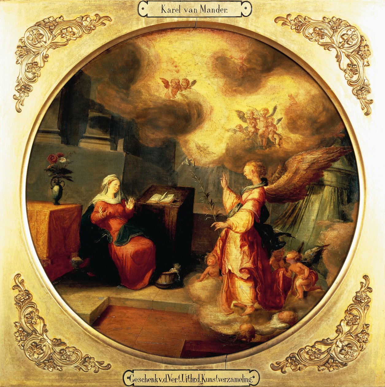 Müjde, Karel van Mander I (1548-1606) by Karel Van Mander