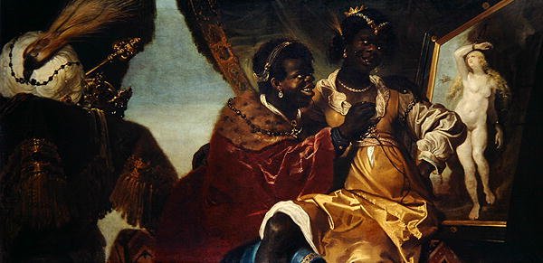 Hydaspes ve Persina daha önce bir Andromeda resminde (tuval üzerine yağlı boya) by Karel van III Mander