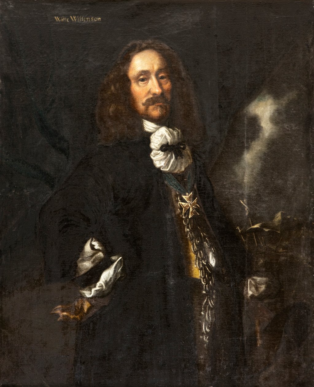 Amiral Witte Corneliszoon de'nin Portresi, 1599-1658, yaklaşık 1657-1658. by Karel van Mander III