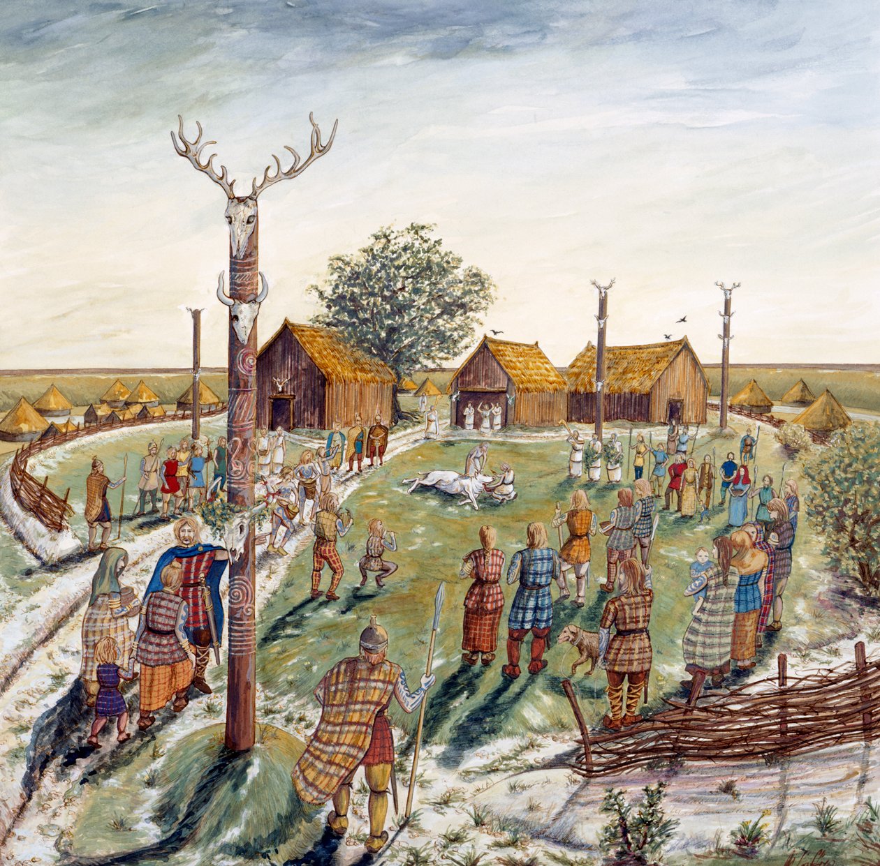 Danebury Hill Kalesi, MÖ 2. yüzyıl, 1990-2010 by Karen Guffogg