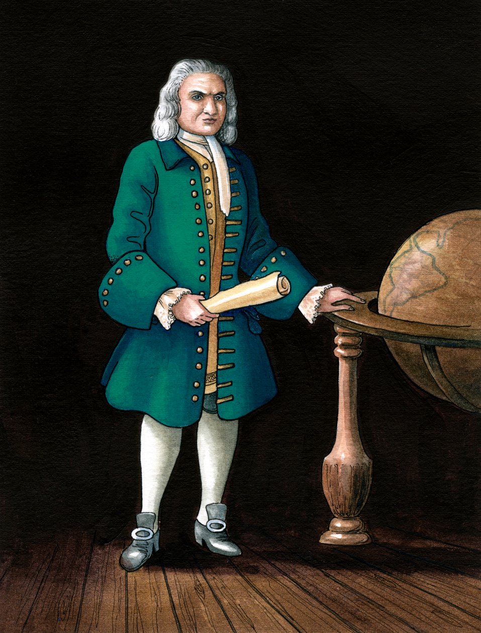 Kaptan William Kidd, Er, 1645-1701 by Karen Humpage