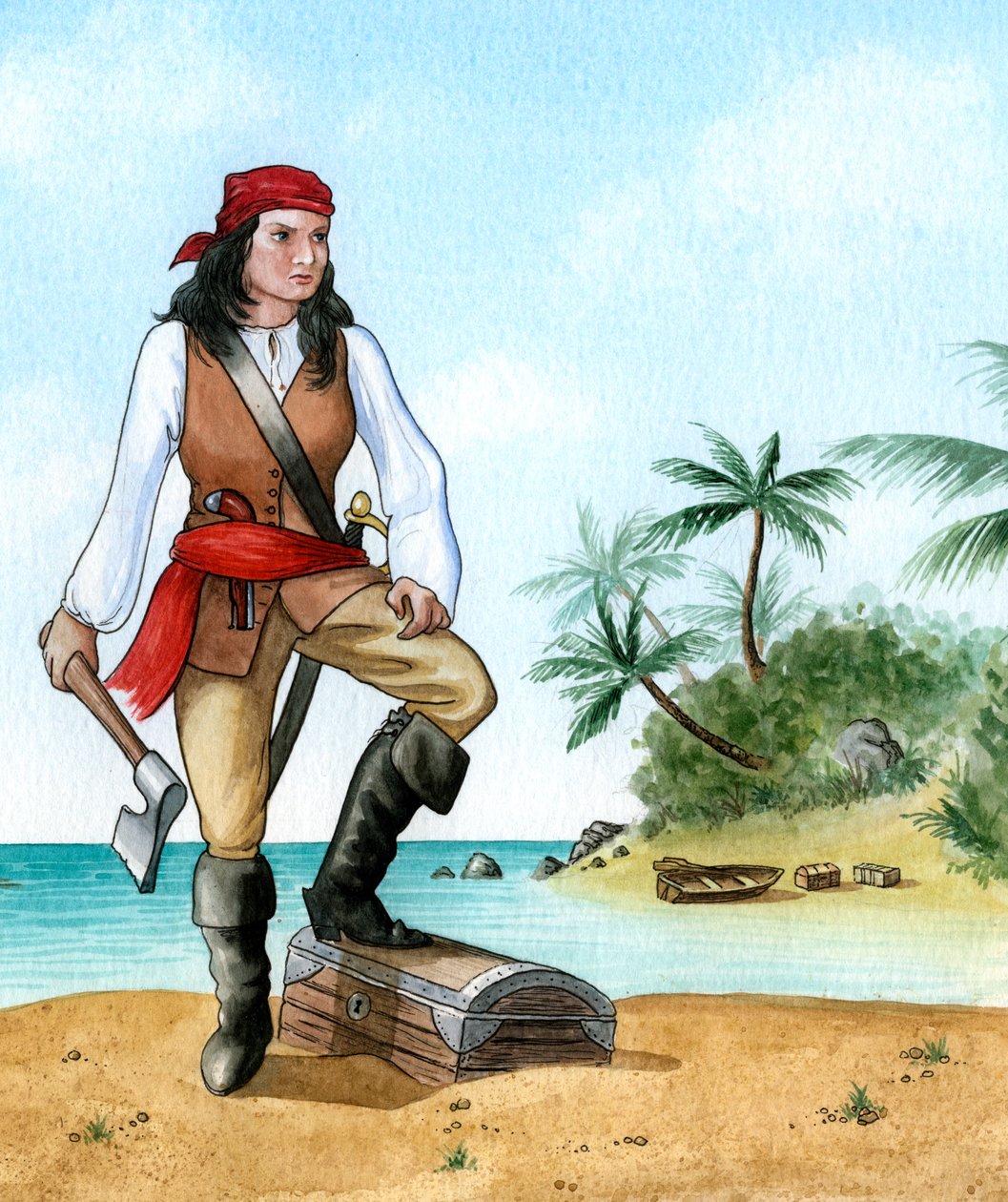 Mary Read, 1690-1720, İngiliz Korsanları Arkadaşı by Karen Humpage