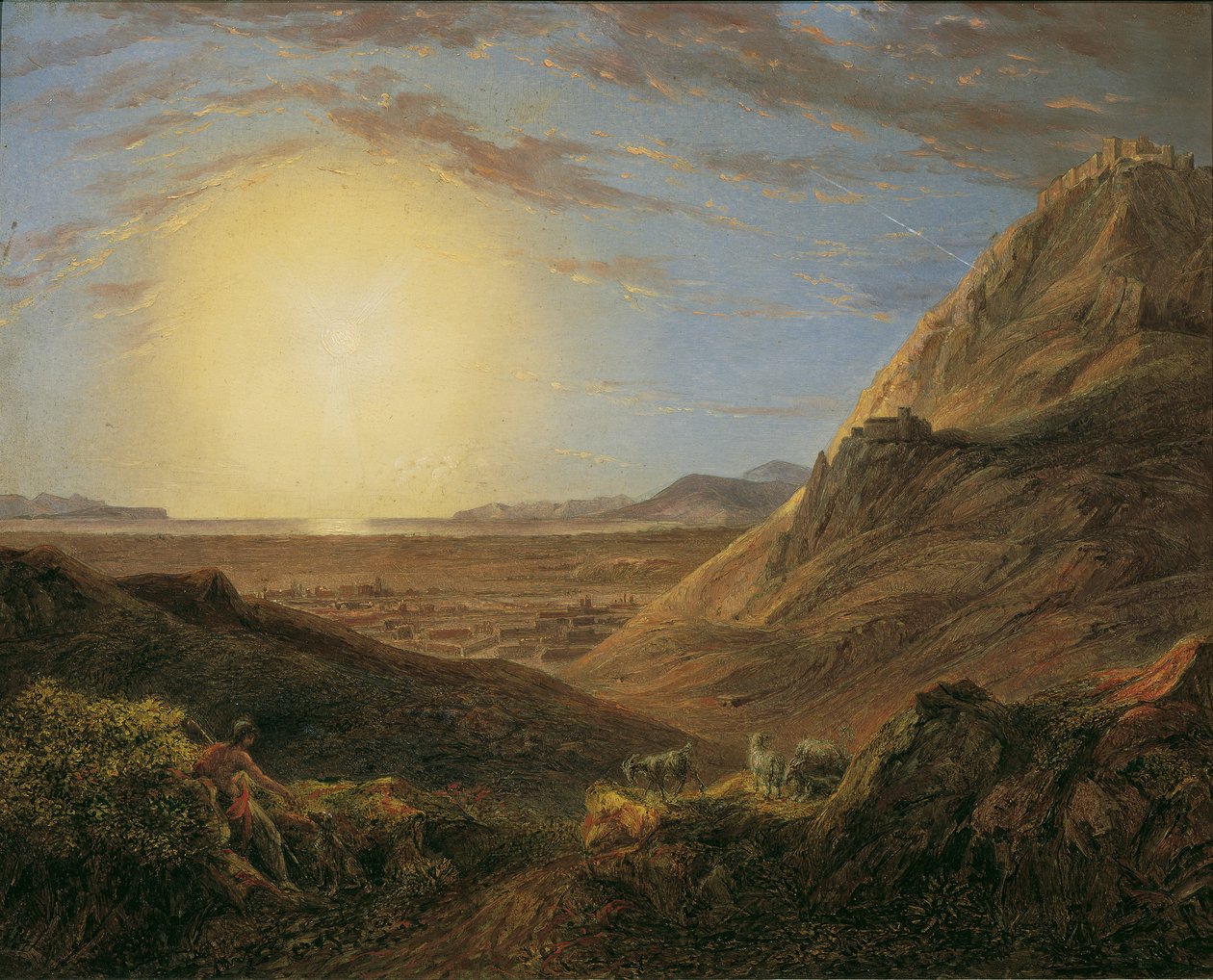Güneş doğduktan sonra Atina by Karl Agricola