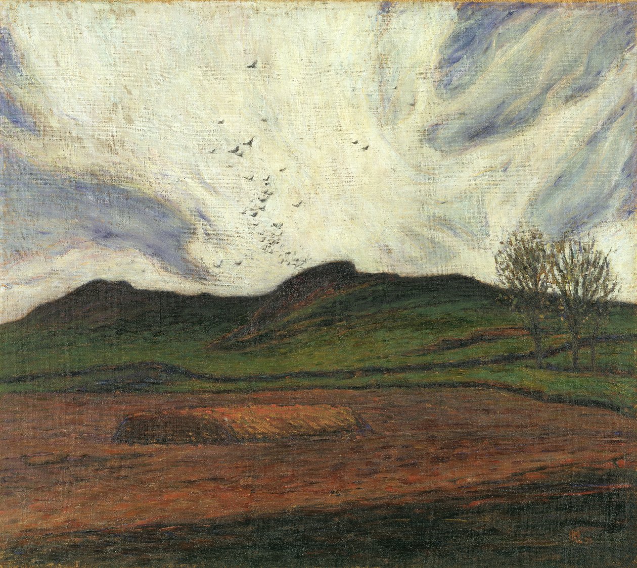 ಸ್ಟಾರ್ಮ್ ಕ್ಲೌಡ್ಸ್, 1893 ಟರ್ಕ್ by Karl Fredrick Nordstrom