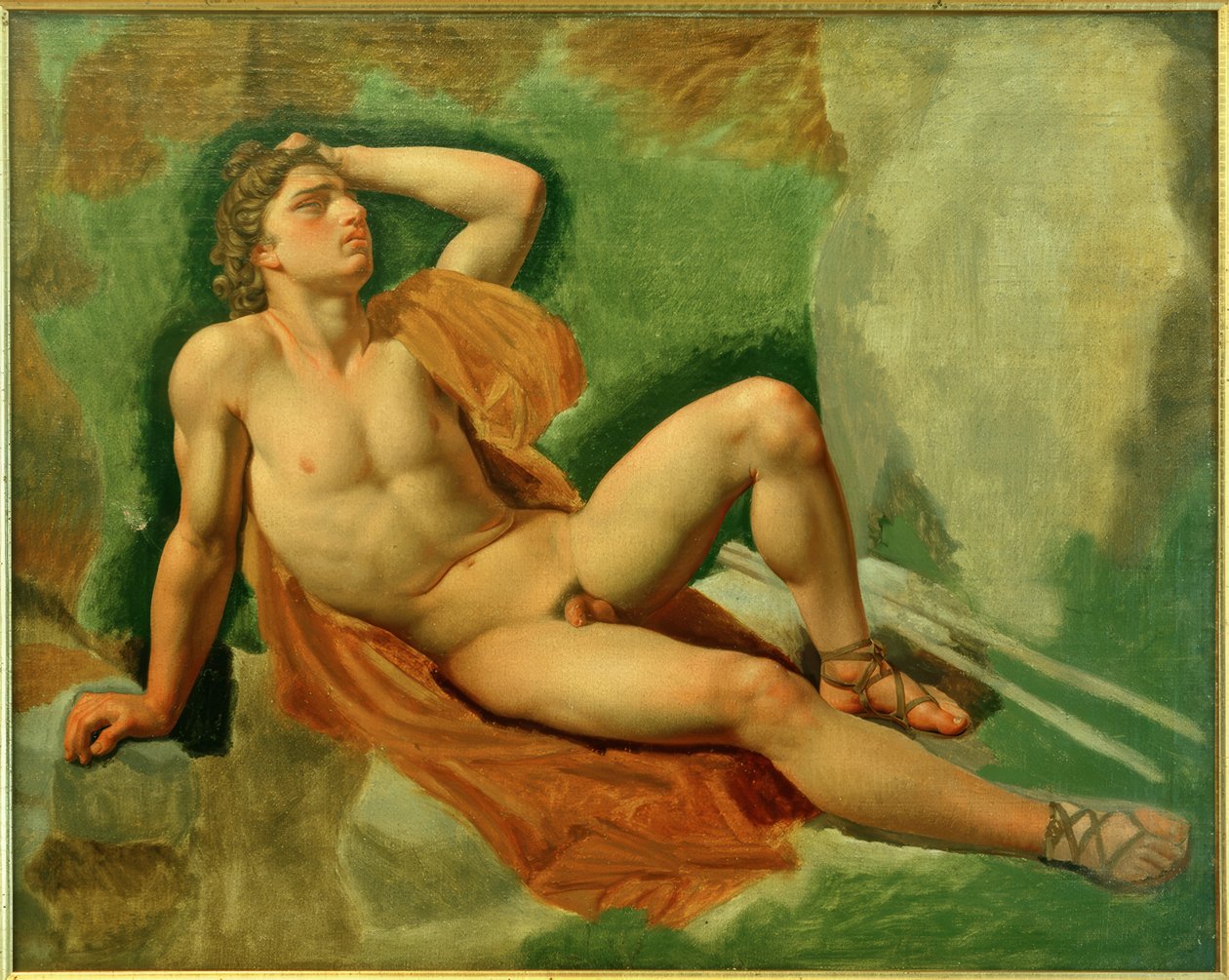 Otuz Yıl Savaşlarından Manzara by Carl Friedrich Lessing
