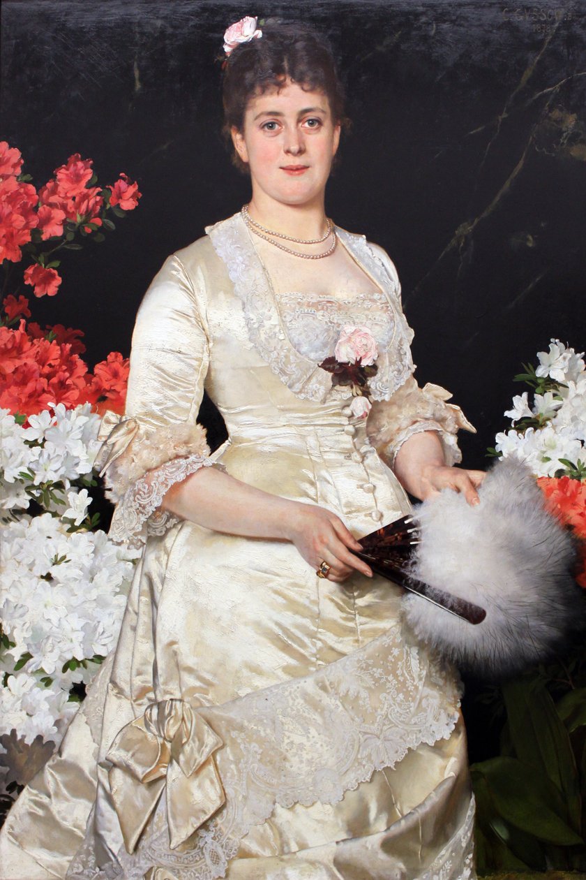 Bayan Hedwig Woworsky by Karl Gussow