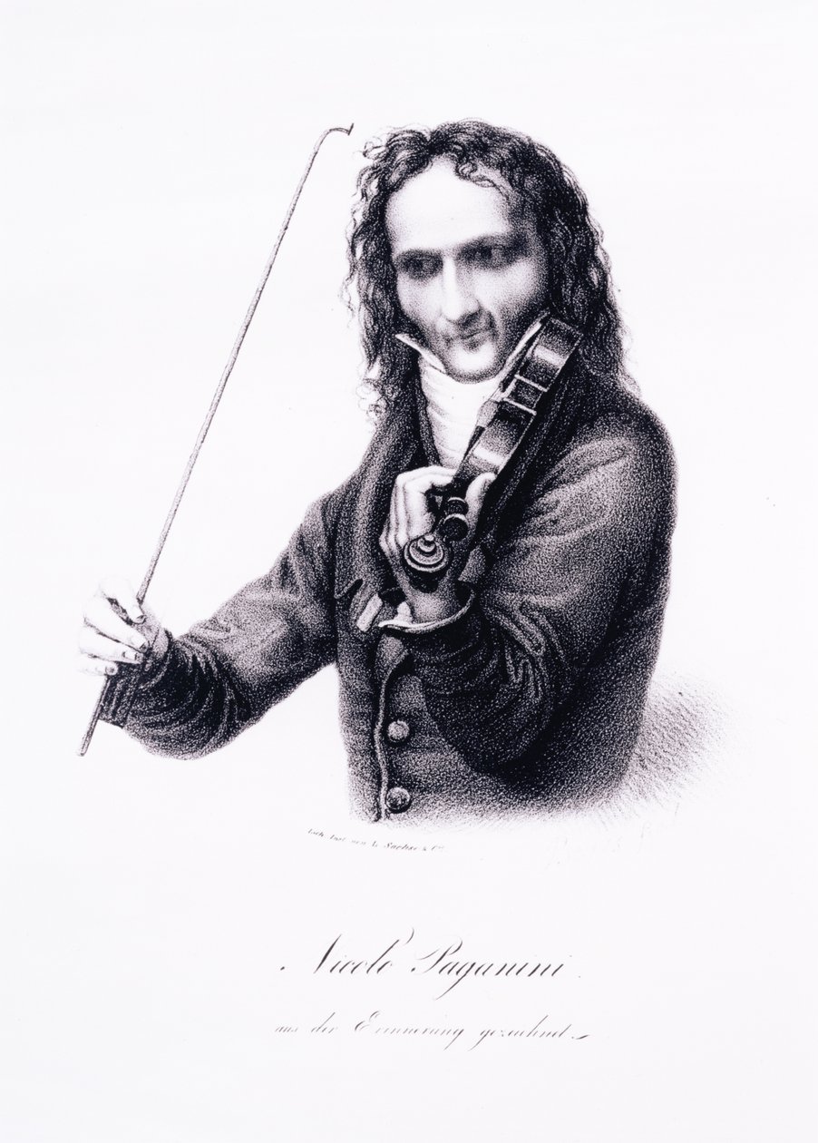 İtalyan kemancı Niccolo Paganini
