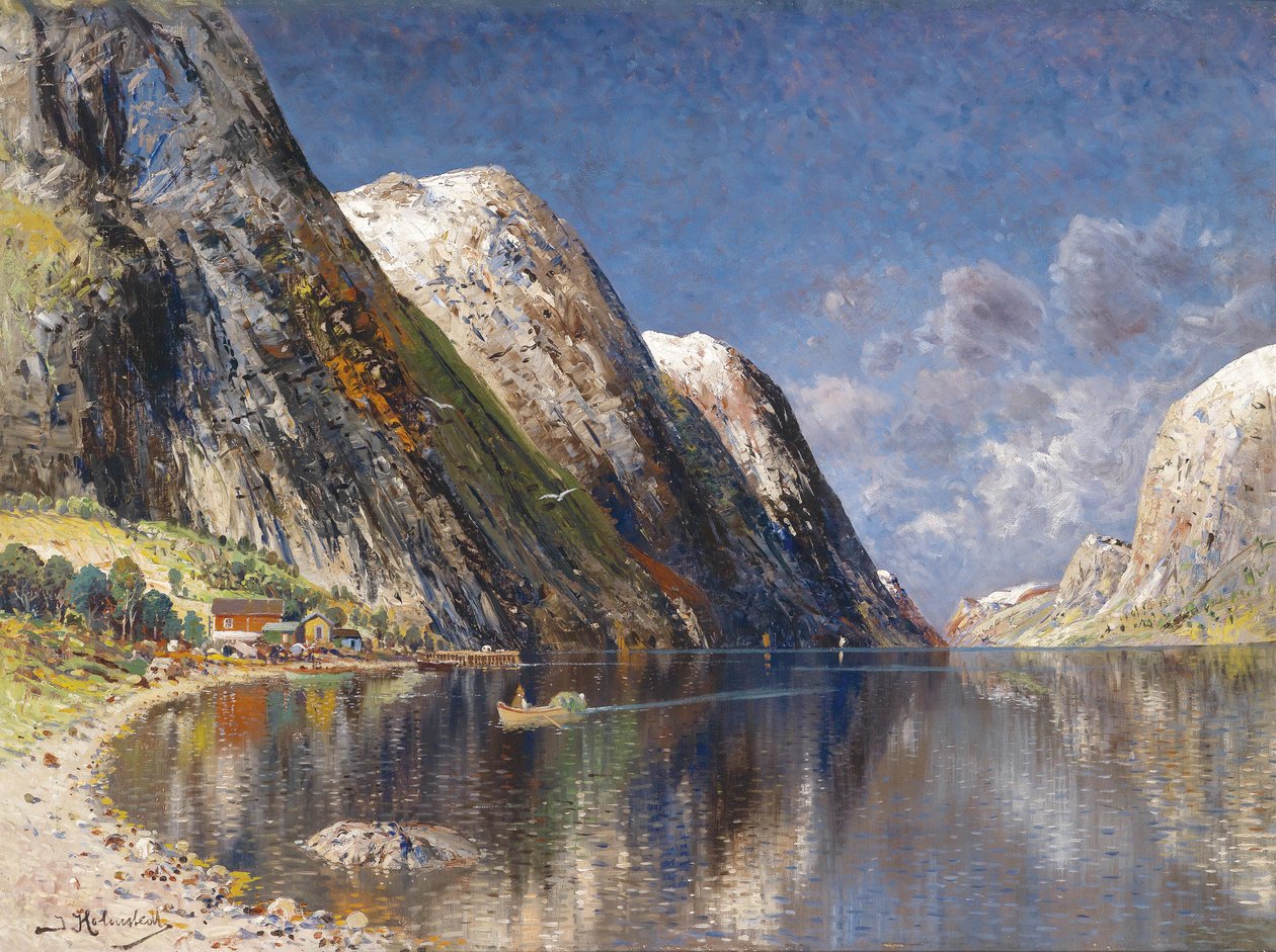Drontheim Fiyordu by Karl Kaufmann